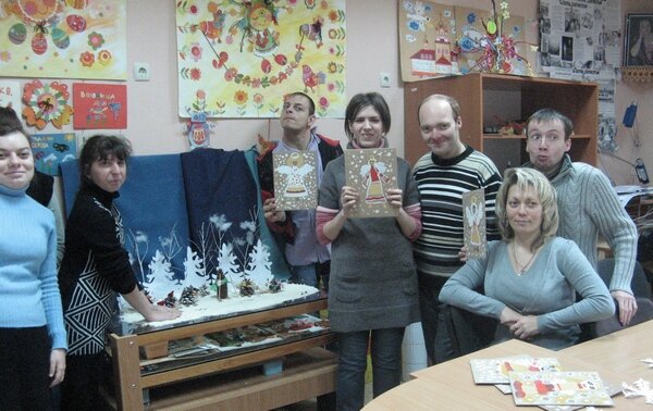 21.12.2015 в мультстудии Алчевской духовной лечебницы «Счастливая Жирафа»